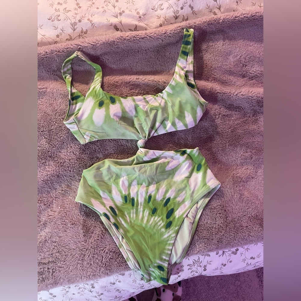 Aerie: Green One Piece Bathingsuit